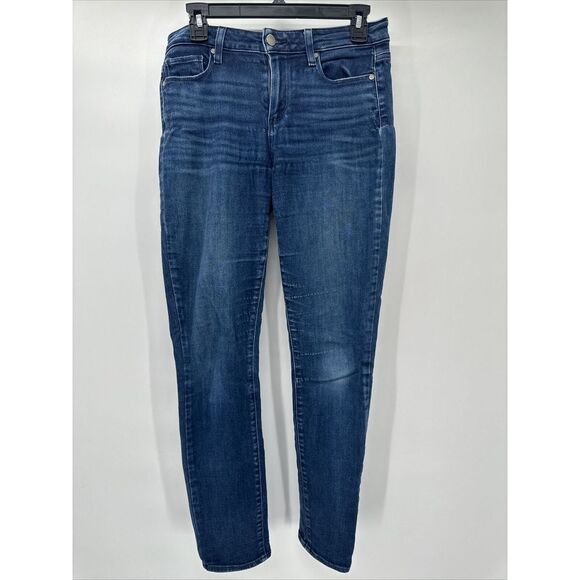 Paige Jeans Skyline Skinny Women's Size 28 Blue Med Wash Jeans - Picture 2 of 13
